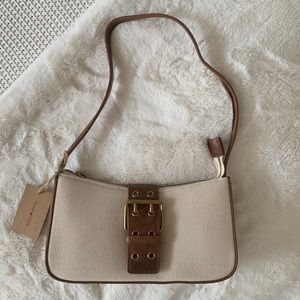 Brandy Melville Purse Canvas Grommet Shoulder Bag NWT